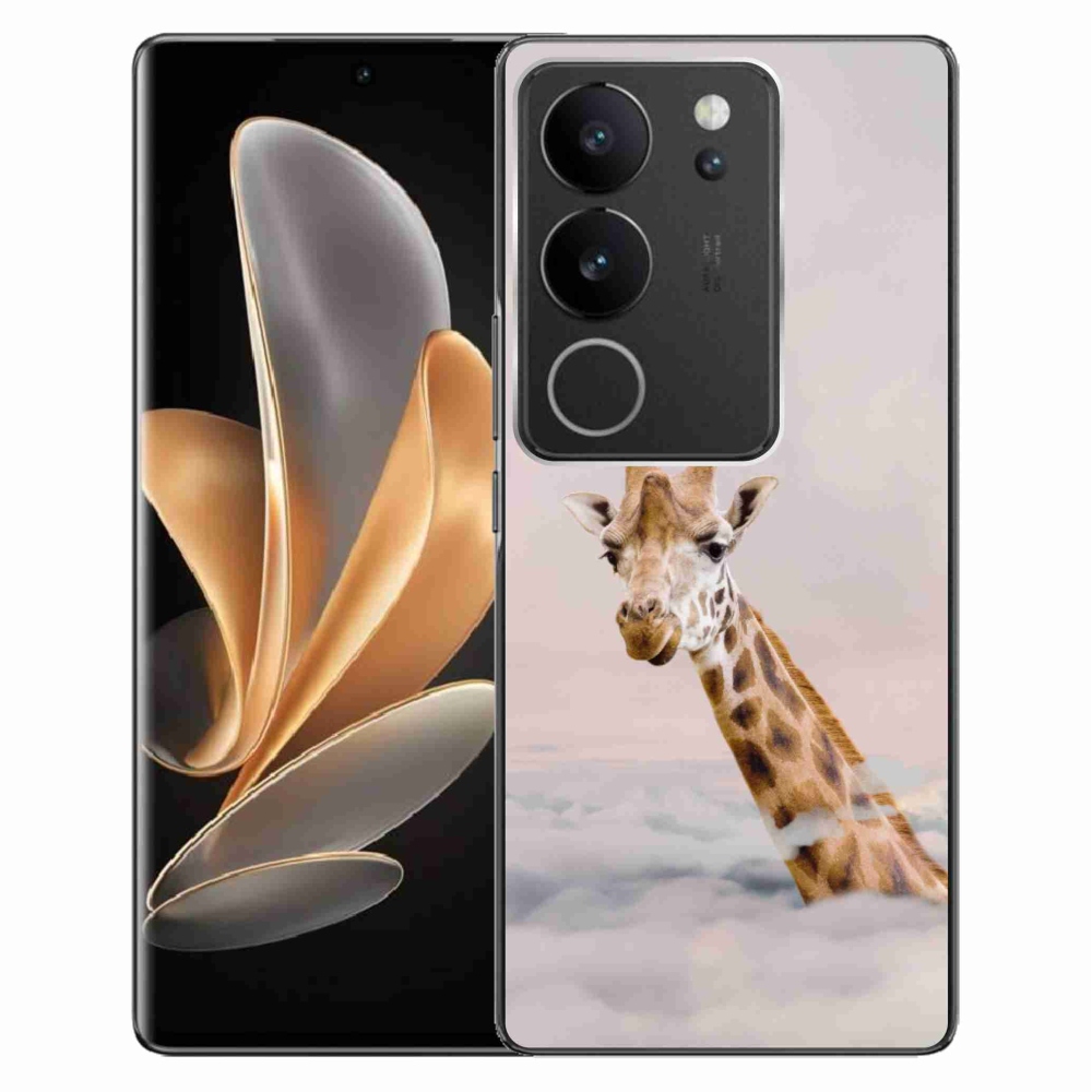 Gélburkolat mmCase a Vivo V29 5G-n - zsiráf a felhőkben