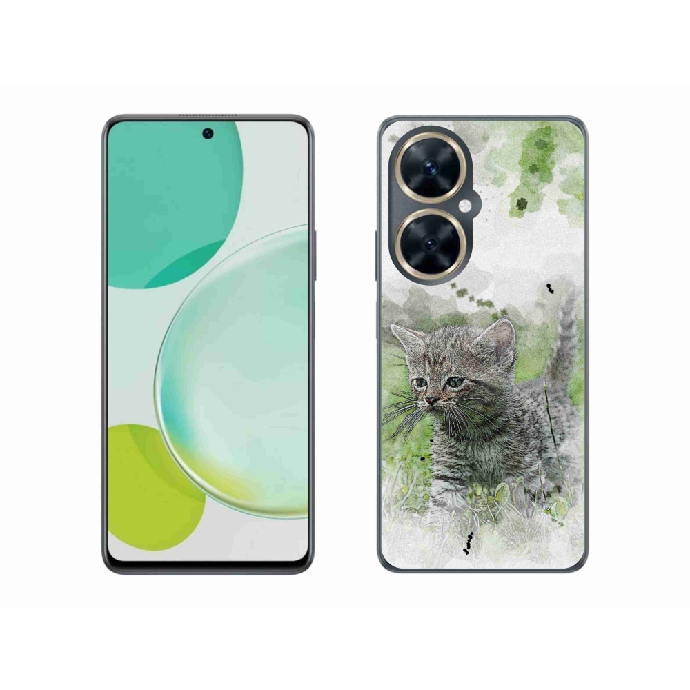 Gél borító mmCase a Huawei Nova 11i készülékhez - aranyos cica 1