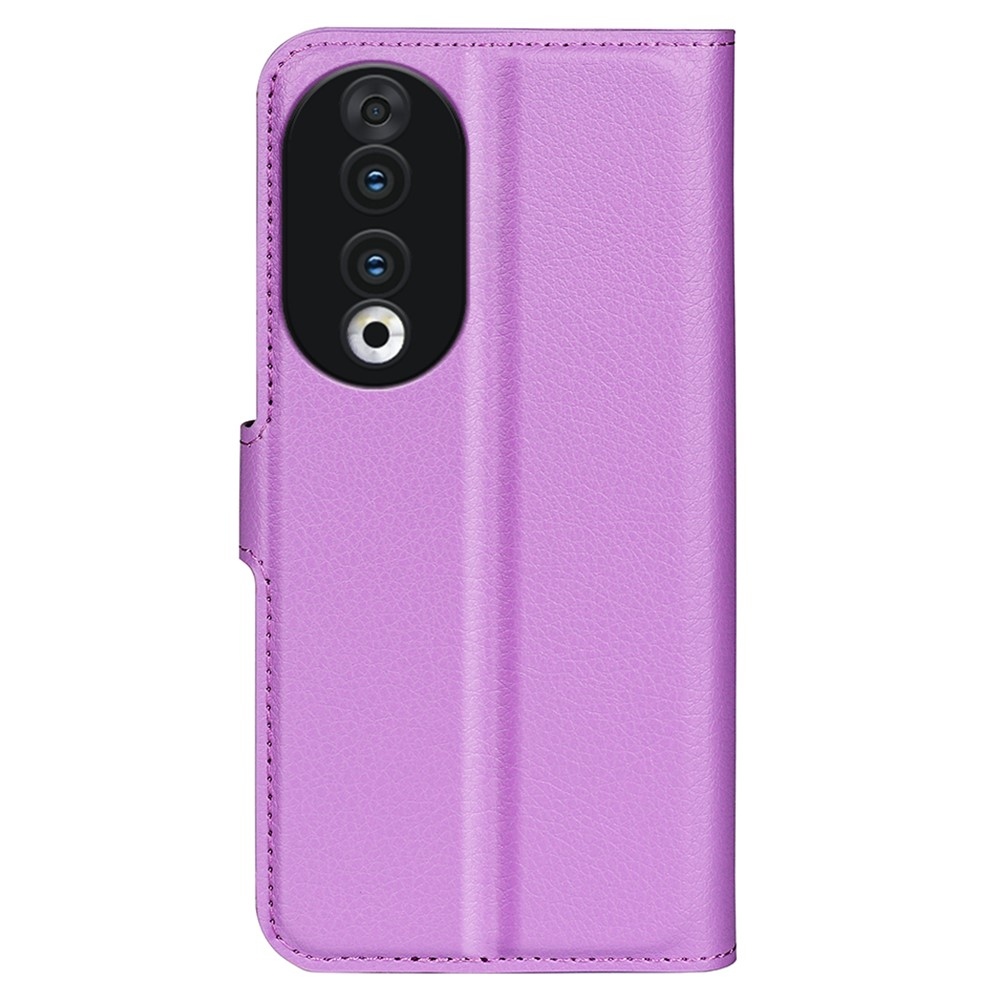Litchi könyvtáska Honor 90-hez - lila