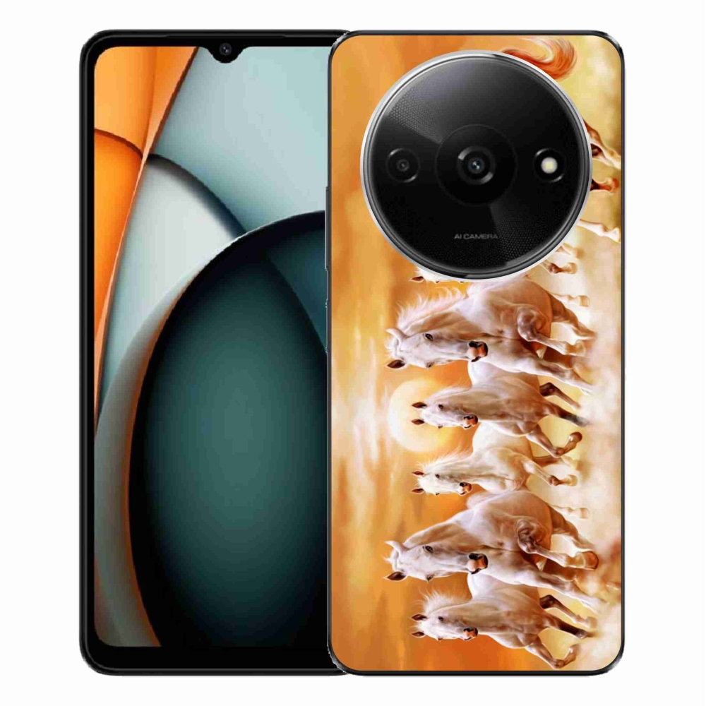 Gél tok mmCase a Xiaomi Redmi A3-hoz - lovak 2