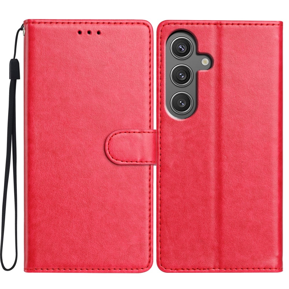 Vérrögök könyv tok Samsung Galaxy S25-hez - rózsaszínű