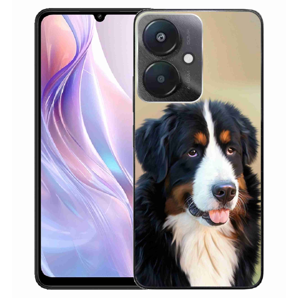 Gél tok mmCase a Xiaomi Redmi 13C 5G-hez - Berni hegyi kutya