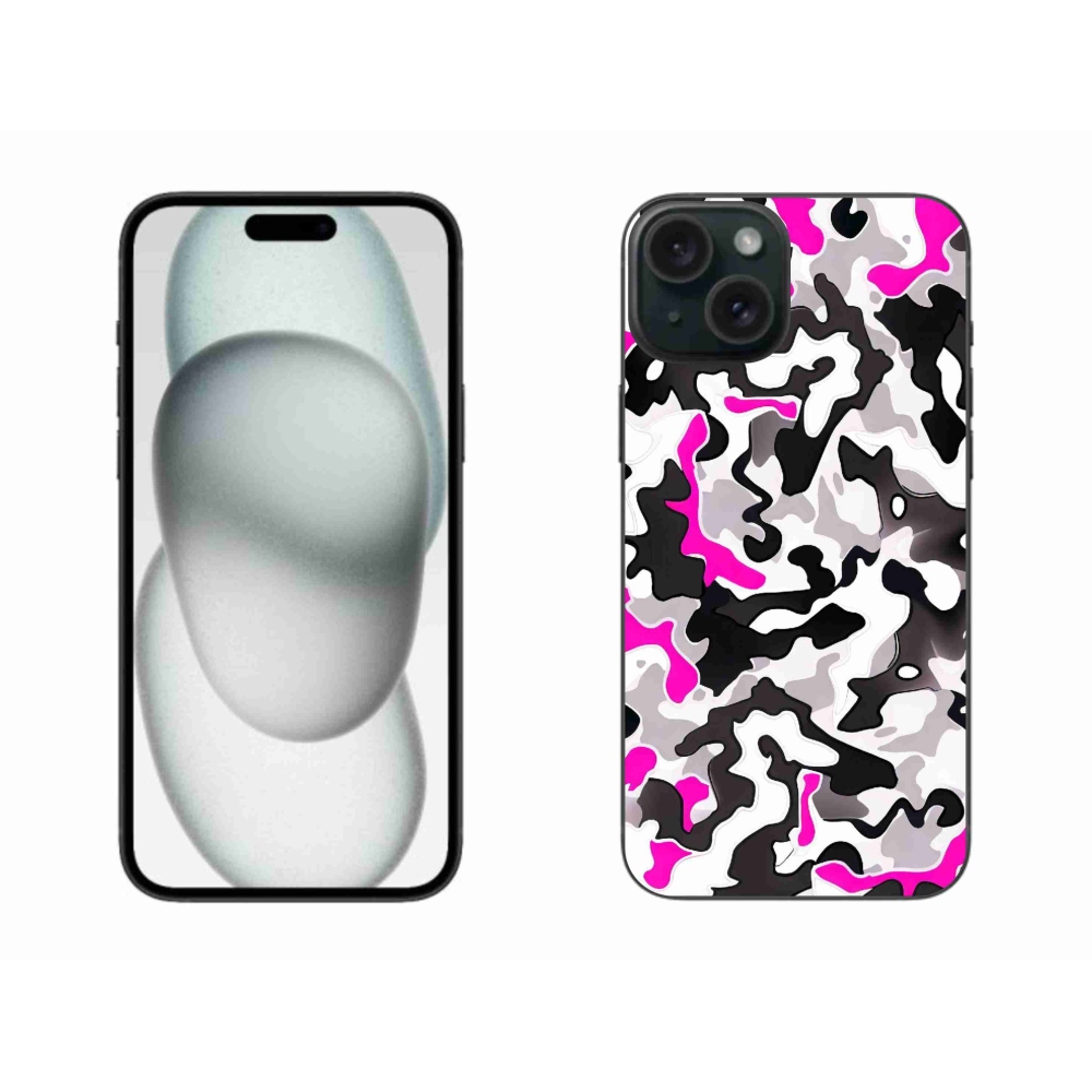Zselés borítás mmCase iPhone 15 Plus készülékhez - terepszínű minta 5