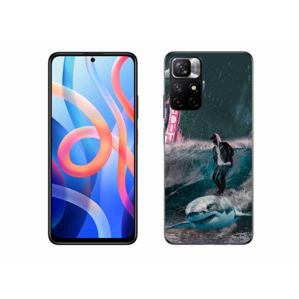 Gél borítás mmCase a Xiaomi Redmi Note 11S 5G-hez - cápa