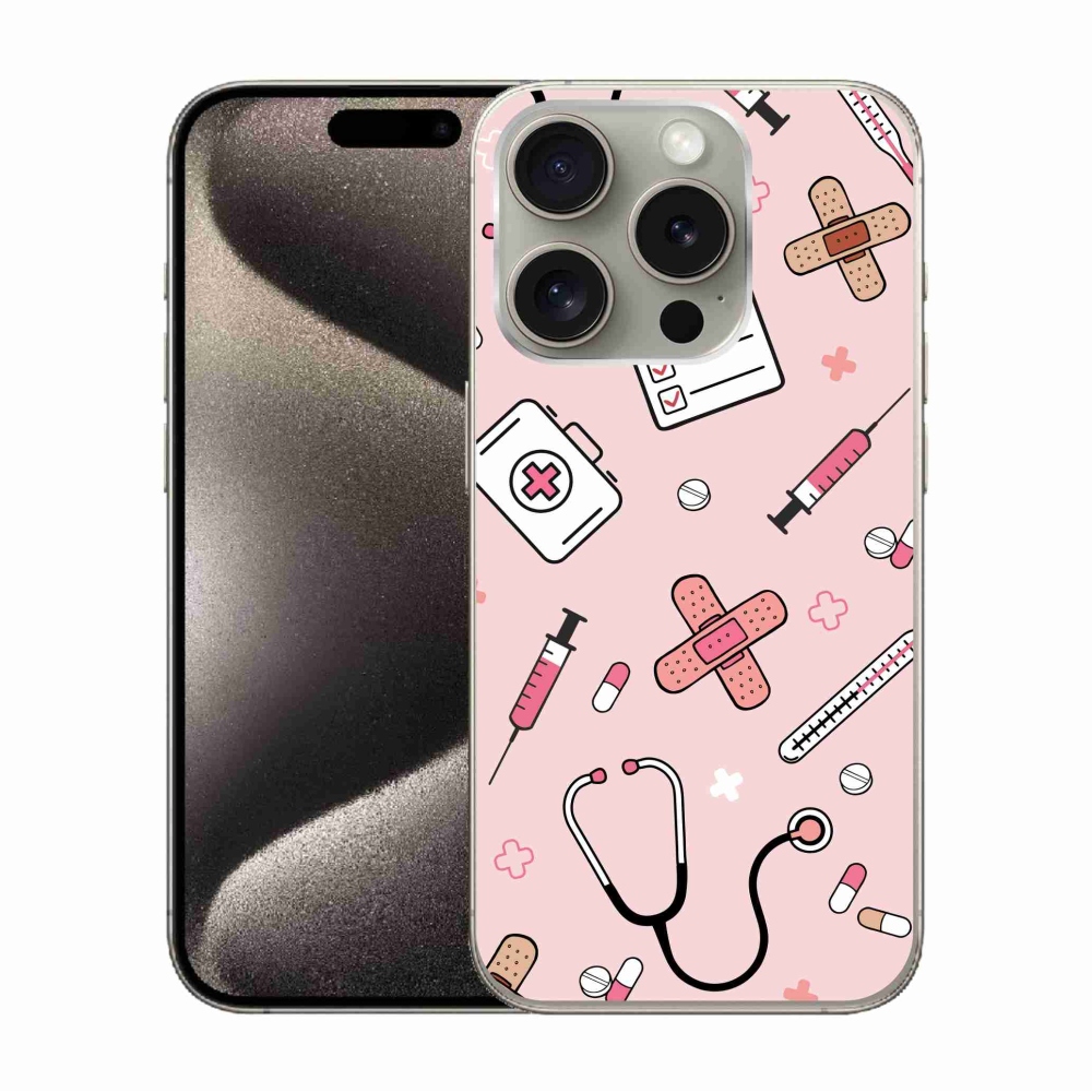 Gél védőburkolat mmCase iPhone 15 Pro készülékhez - Egészségügy 2
