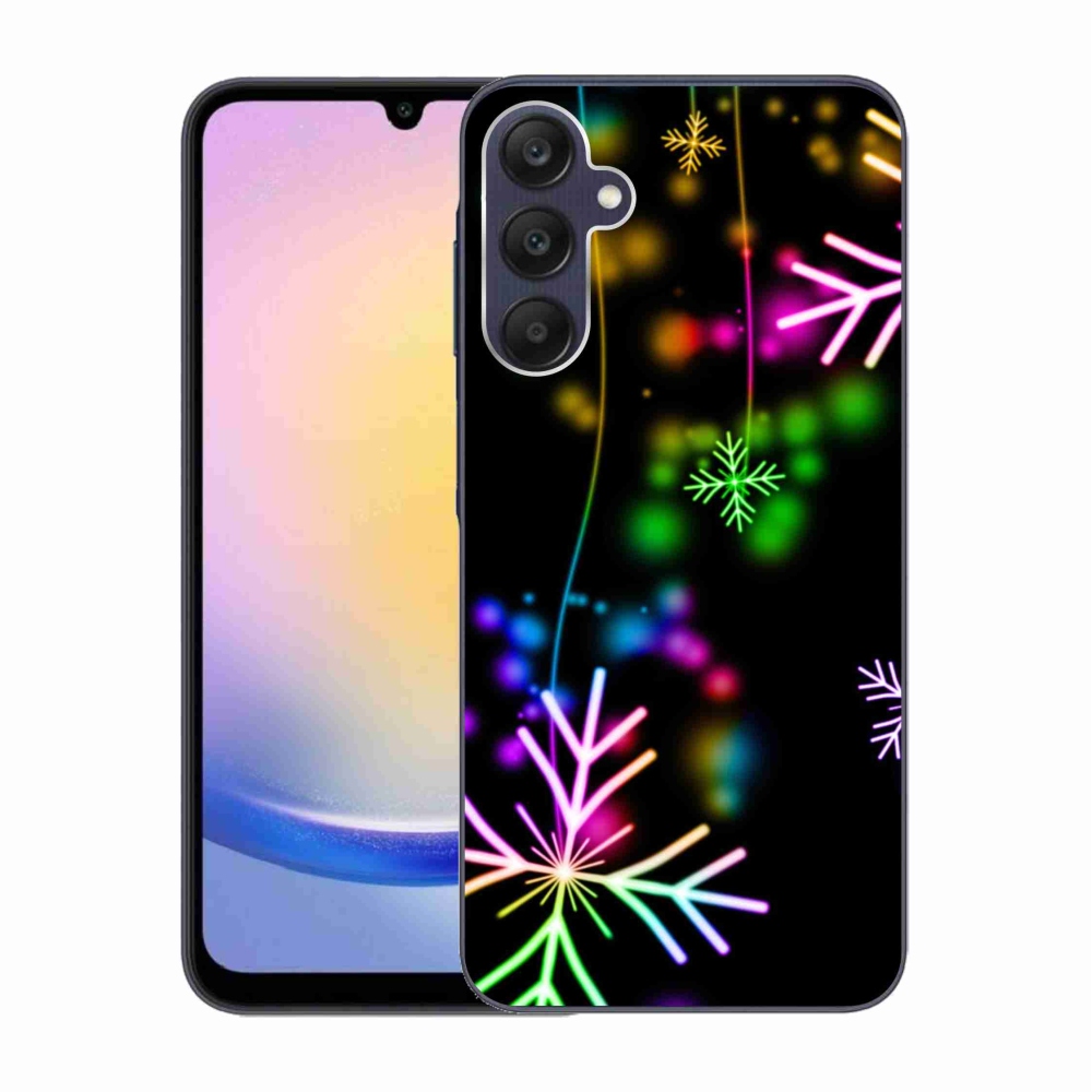 Zselés borítás mmCase Samsung Galaxy A25 5G - színes pelyhekhez