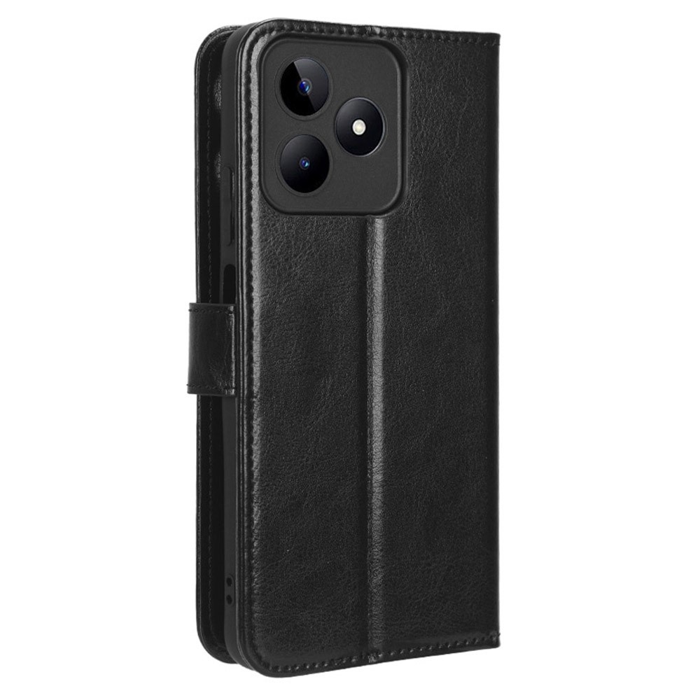 Őrült könyvtáska a Realme Note 50-hez - fekete