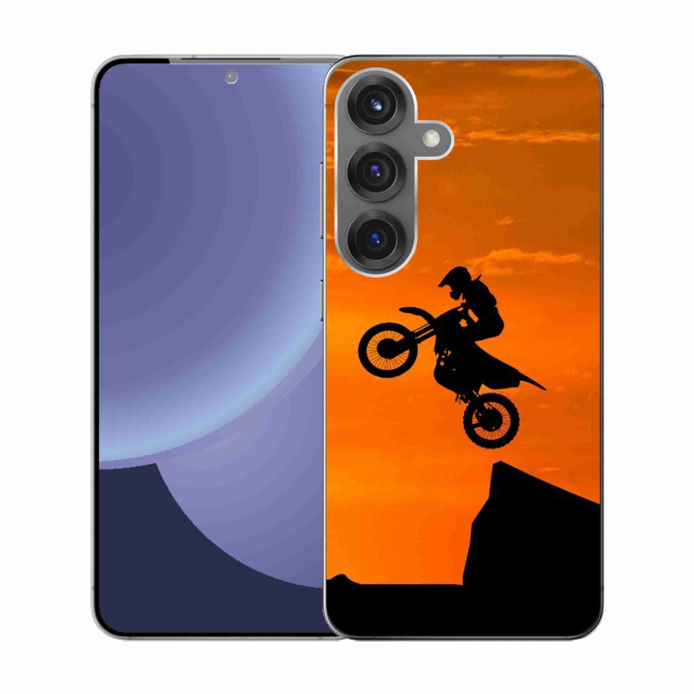 Gél borítás mmCase Samsung Galaxy S25 készülékhez - motocross