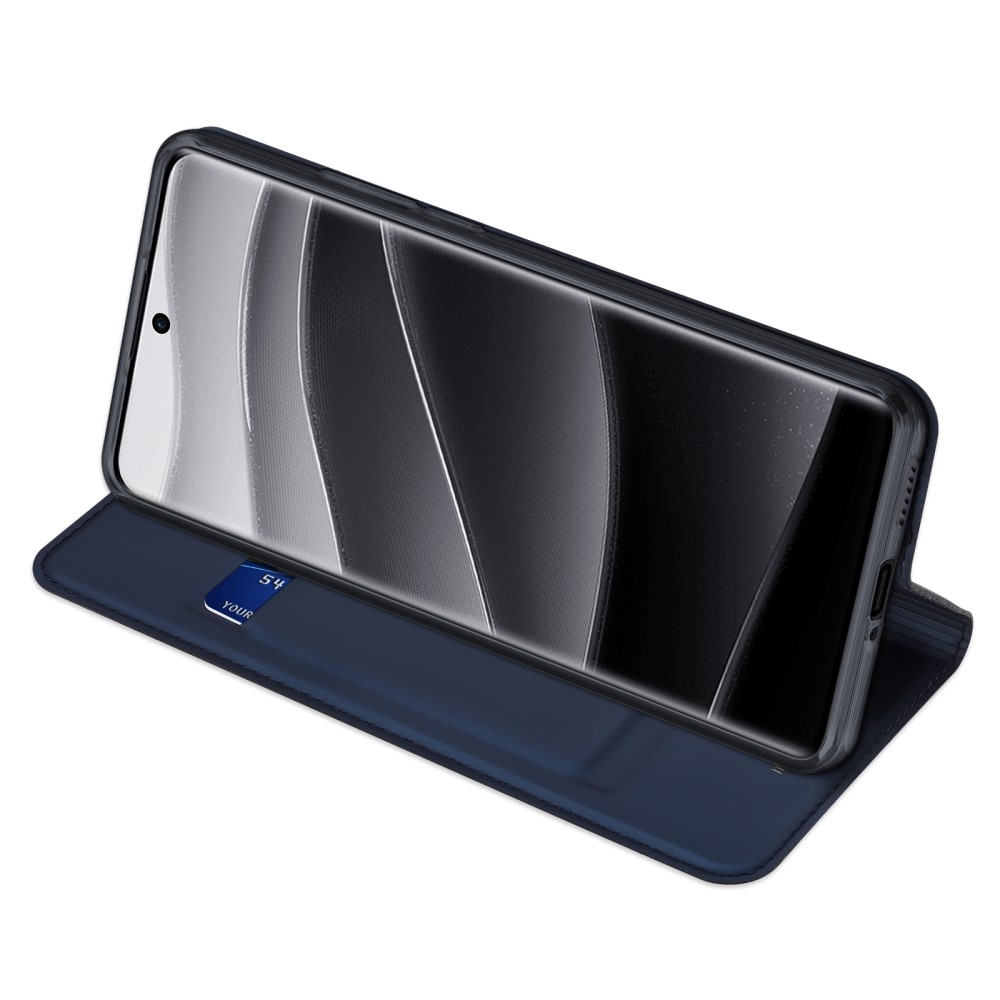 DUX könyvtáska Xiaomi Redmi Note 14 Pro 5G/Poco X7 5G - sötétkék