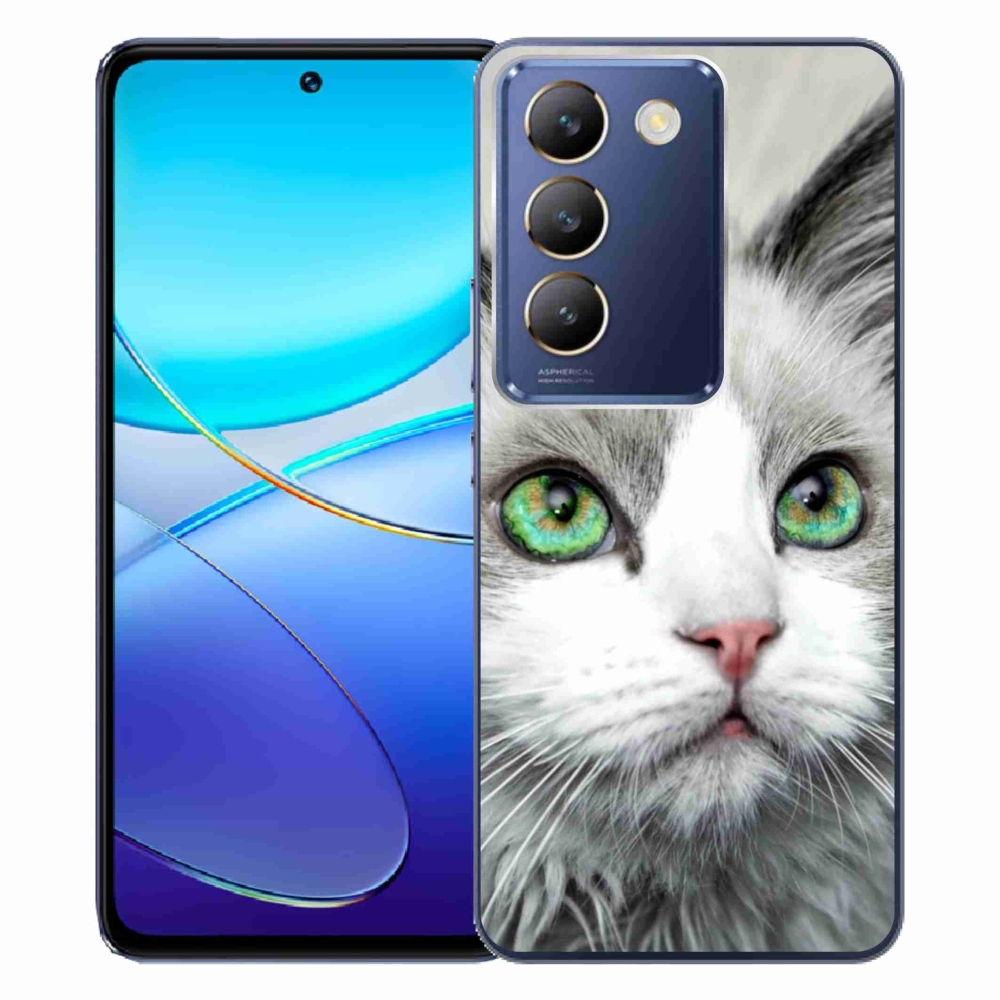 Gél borítás mmCase a Vivo V40 SE 4G/5G készülékhez - macskaszemmel nézet