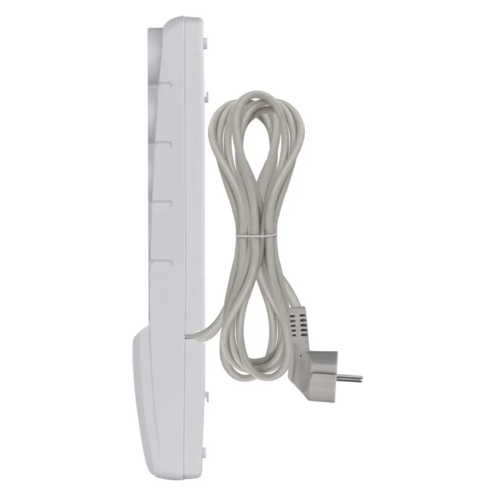 Túlfeszültségvédő - 5 aljzat, 3m - szürke