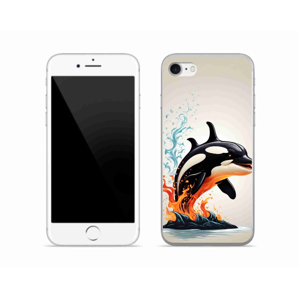 Zselés borító mmCase iPhone SE (2020) - írisz