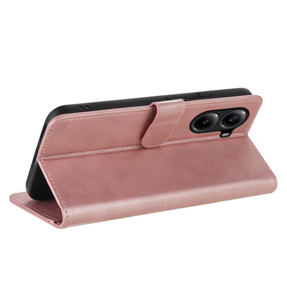AZNS tok könyv tok Xiaomi Poco X7 Pro 5G-hez - rózsa arany