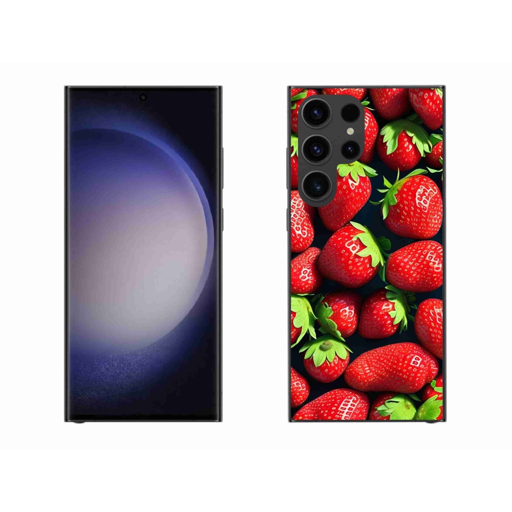 Zselés borítás mmCase Samsung Galaxy S23 Ultra 5G - eper