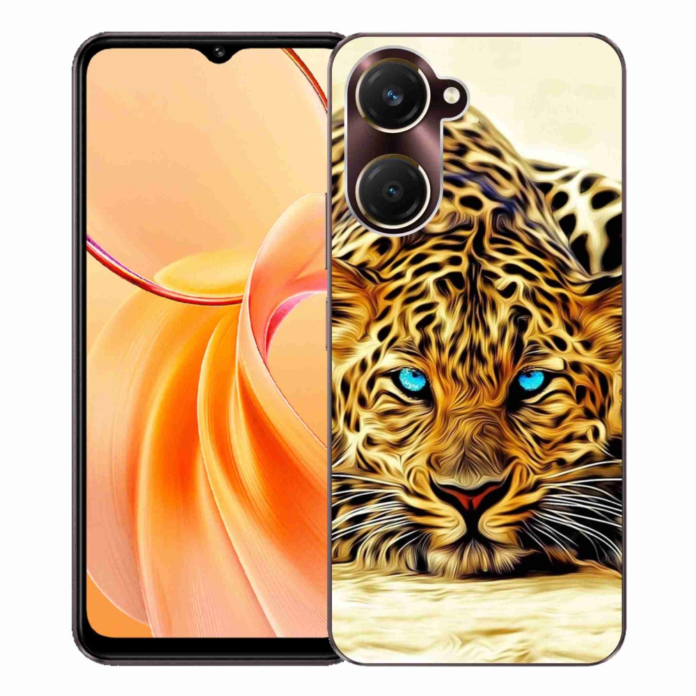 Gél borító mmCase a Vivo Y28s 5G készülékhez - rajzfilm tigris