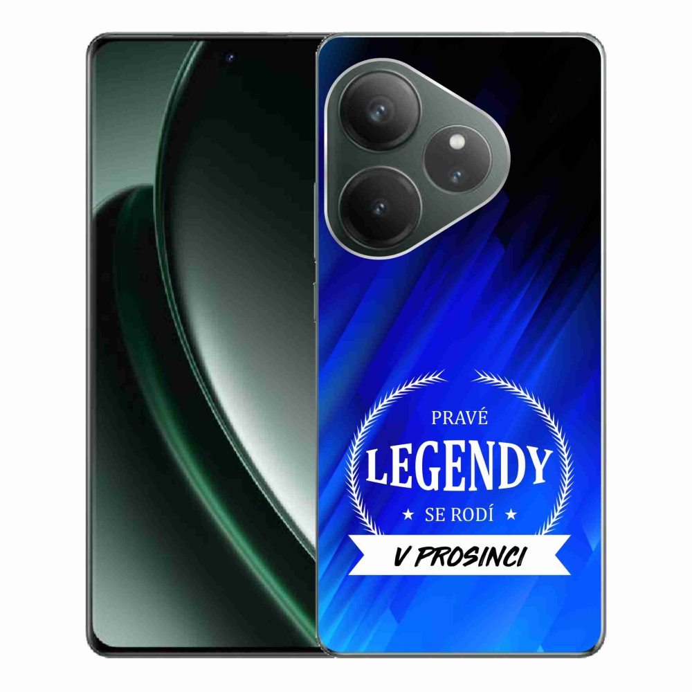 Gél borítás mmCase a Realme GT 6 5G/GT 6T 5G - December legendái kék háttérrel