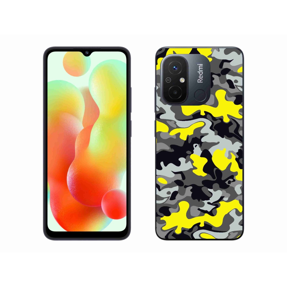 Gél borítás mmCase a Xiaomi Redmi 12C-hez - terepszínű minta 6
