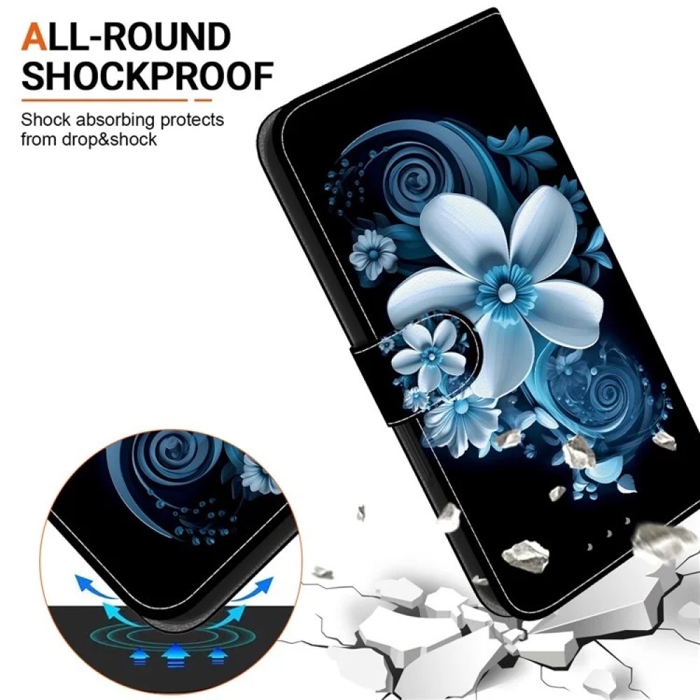 Sokoldalú könyves tok Samsung Galaxy A36 5G/A56 5G - orchidea