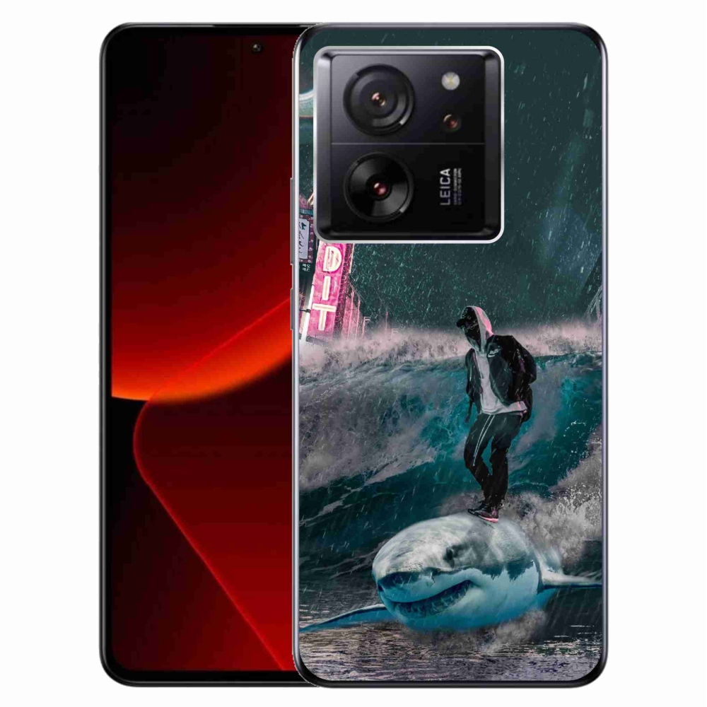 Gél borítás mmCase a Xiaomi 13T/13T Pro számára - cápa