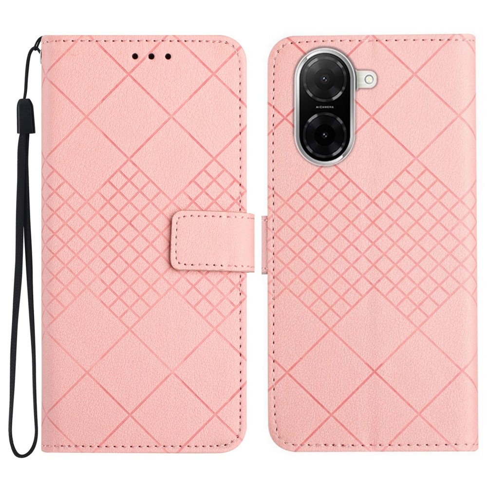 Fóliás könyvtáska Xiaomi Redmi A5 (173.45x79.35x8.45mm) - rózsaszínű