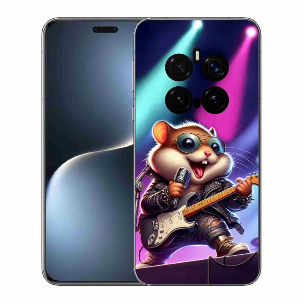 Gél borítás mmCase a Honor Magic 7 Pro 5G számára - hörcsög hintaló