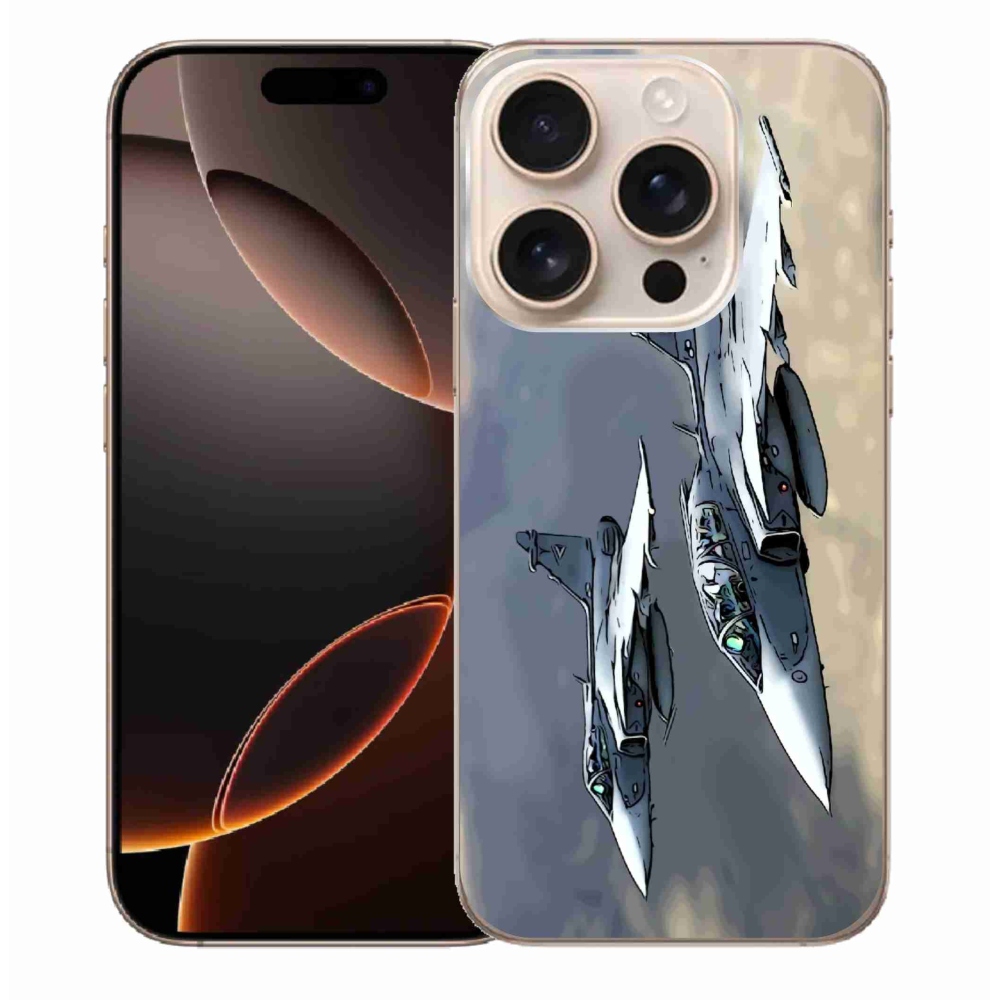 Zselés borítás mmCase iPhone 16 Pro Max készülékhez - vadászrepülők