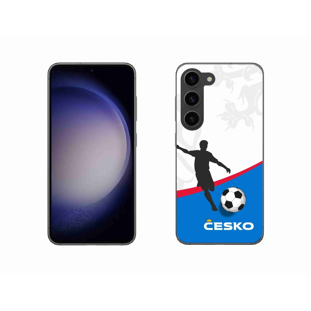 Gél borítás mmCase Samsung Galaxy S23 5G - foci Csehország 1