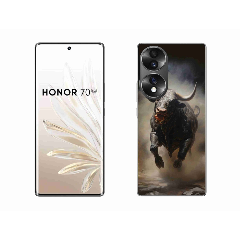 Zselés borítás mmCase a Honor 70 készülékhez - dühös bika