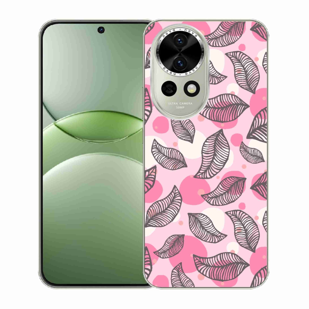 Gél borító mmCase a Huawei Nova 13 5G számára - rajzfilmes hulló levelek