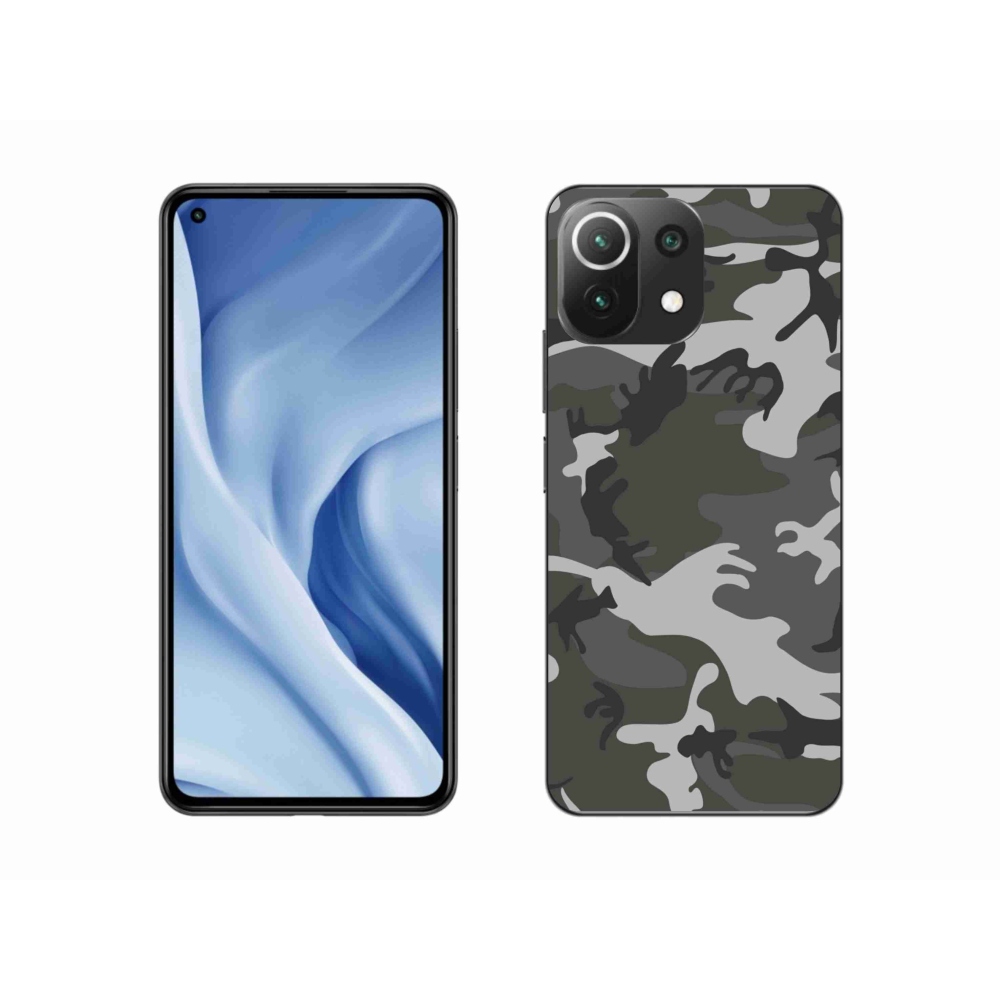 Gél borítás mmCase a Xiaomi 11 Lite 5G NE számára - terepszínű minta
