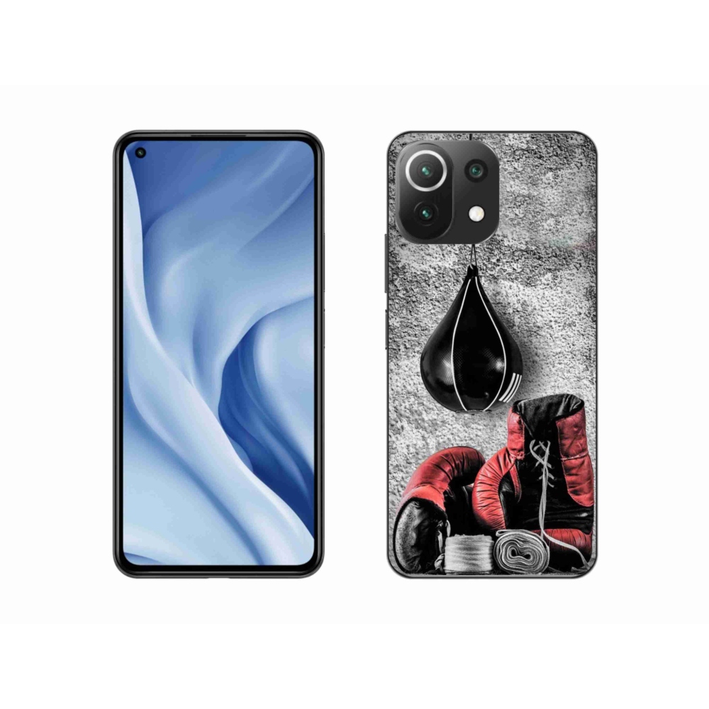 Gélburkolat mmCase a Xiaomi Mi 11 Lite 4G/5G számára - bokszzsák és kesztyűk