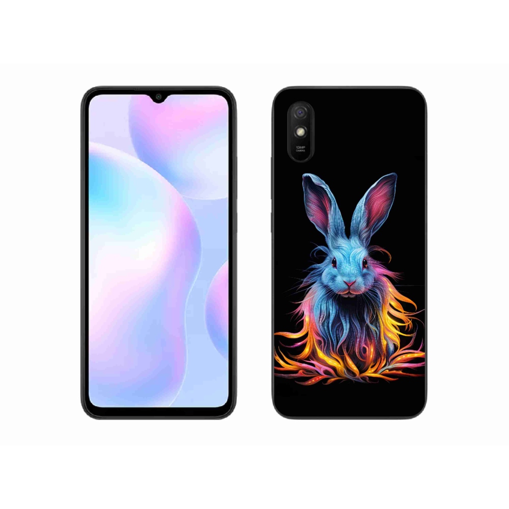 Gél borító mmCase a Xiaomi Redmi 9A számára - absztrakt nyúl