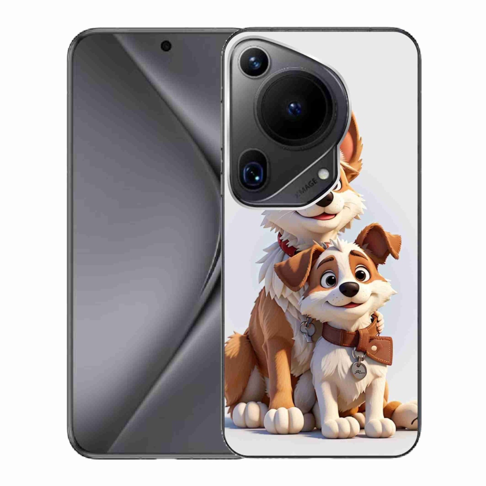 Gél borító mmCase a Huawei Pura 70 Ultra számára - rajz kutyák