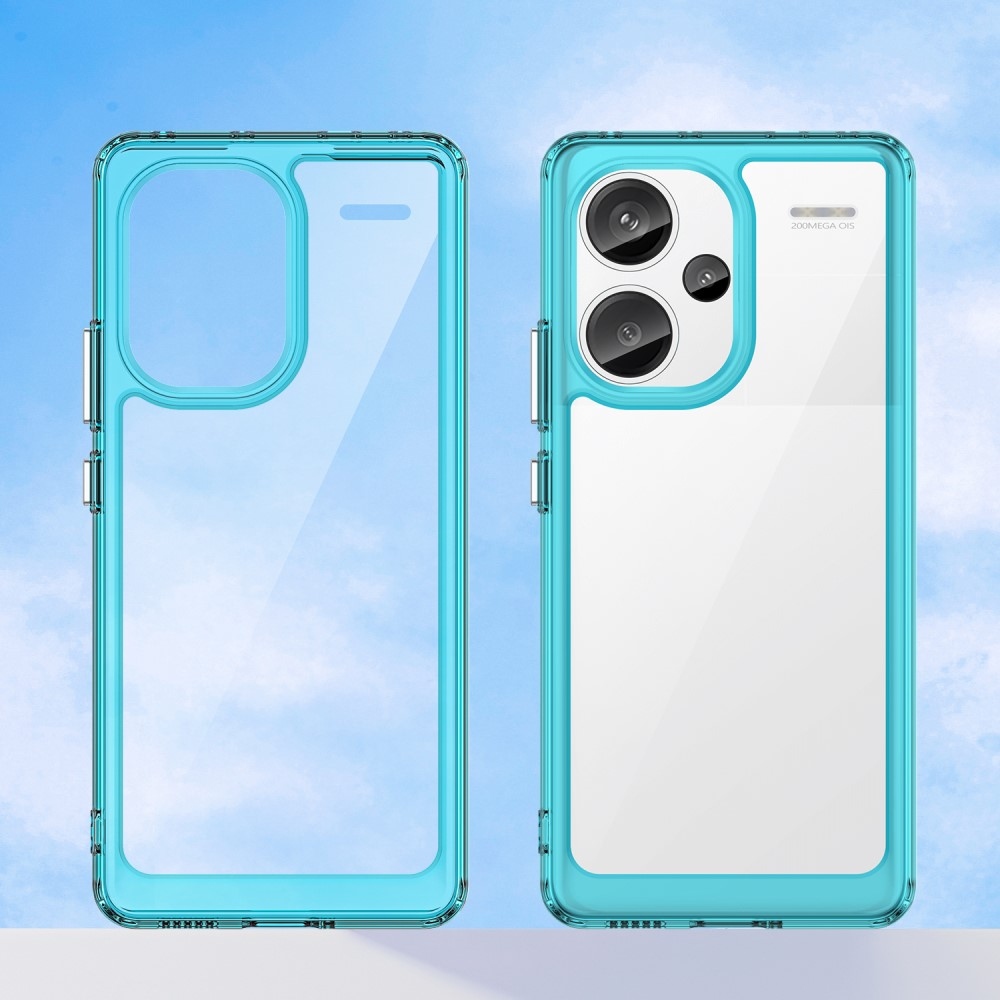 Gél tok fix hátlappal Xiaomi Redmi Note 13 Pro+ 5G - világoskék színű