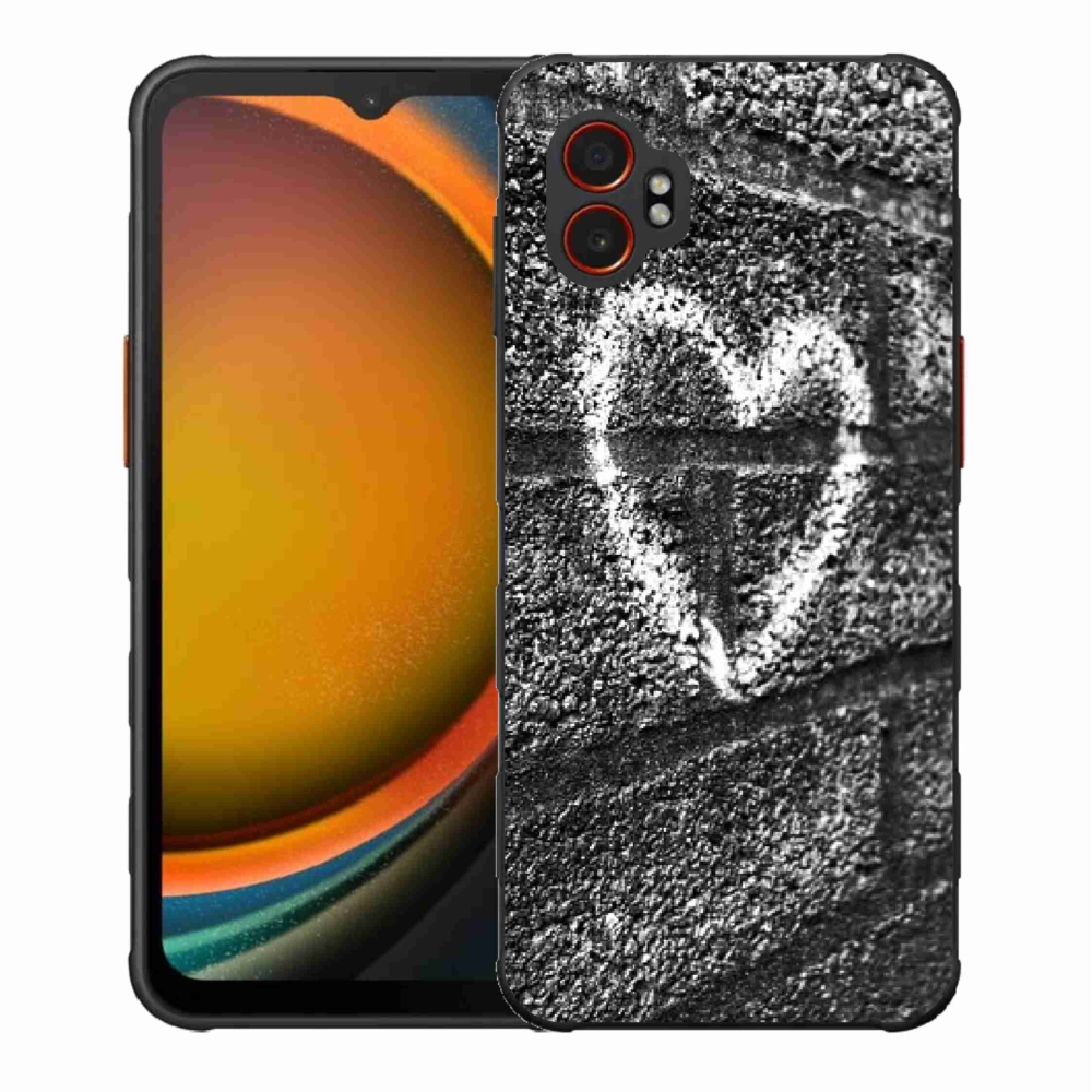 Gél borítás mmCase Samsung Galaxy Xcover 7 Pro készülékhez - szív a falon
