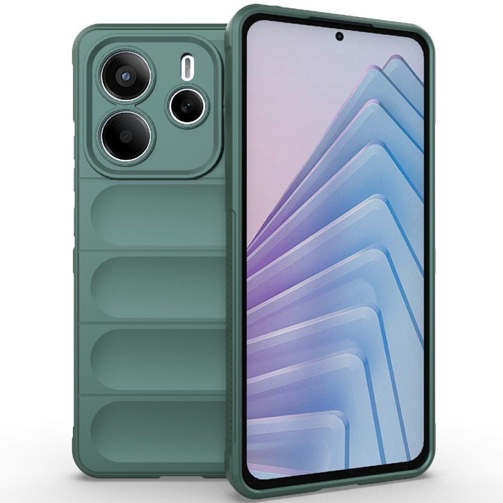 Rugg tartós zselés tok Xiaomi Redmi Note 14 5G - zöld