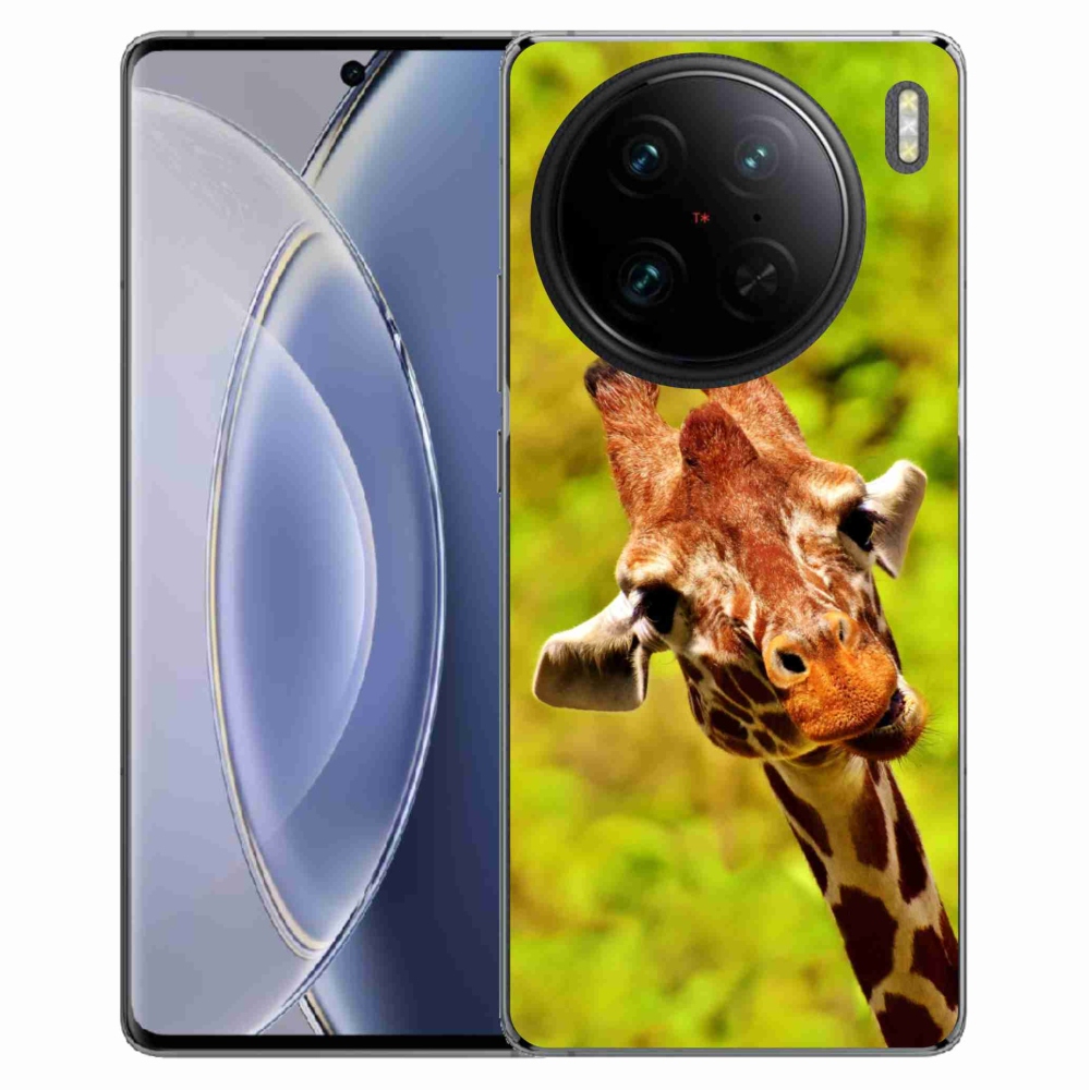 Zselés borítás mmCase a Vivo X90 Pro készülékhez - zsiráf