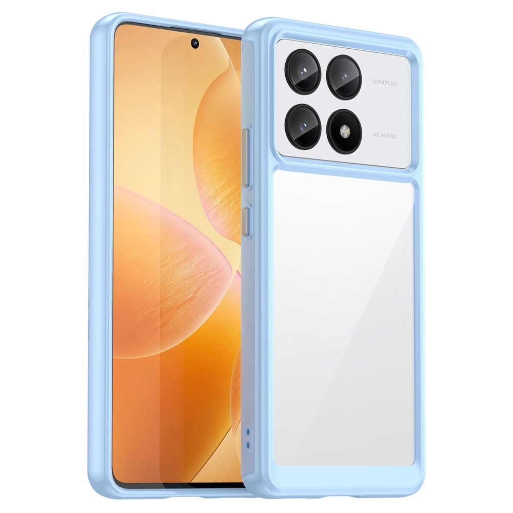 Gél tok rögzített hátlappal Xiaomi Poco X6 Pro 5G - kék