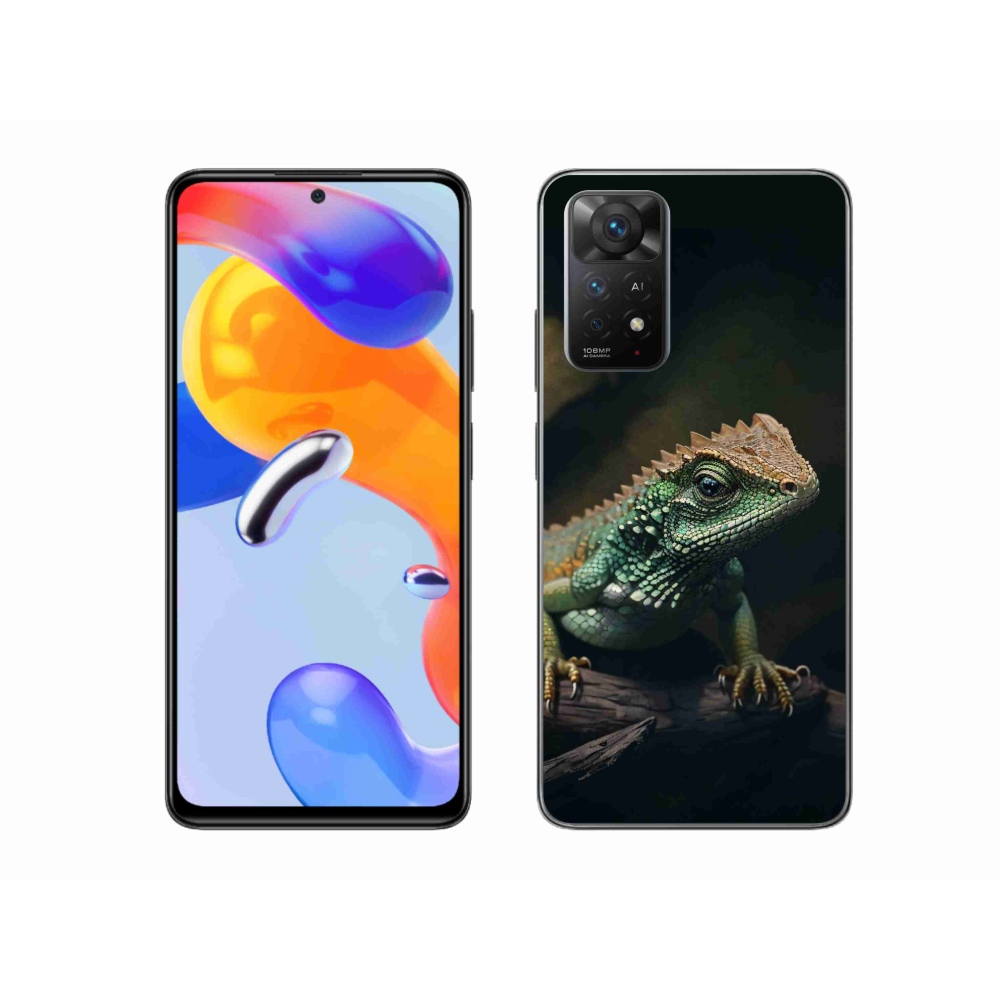 Gél borítás mmCase a Xiaomi Redmi Note 11 Pro 4G/5G számára - gyík