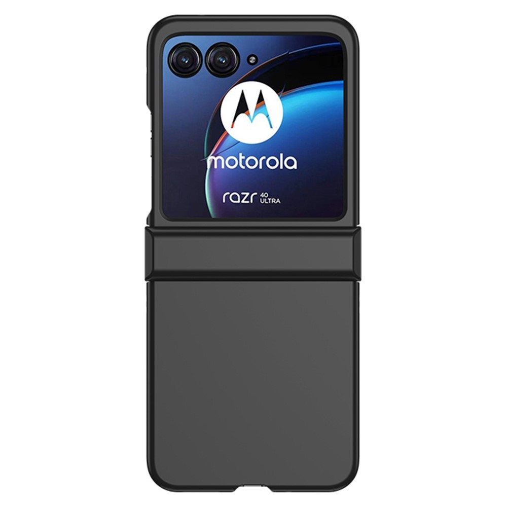 Kemény műanyag borítás Motorola Razr 40 Ultra 5G készülékhez - fekete