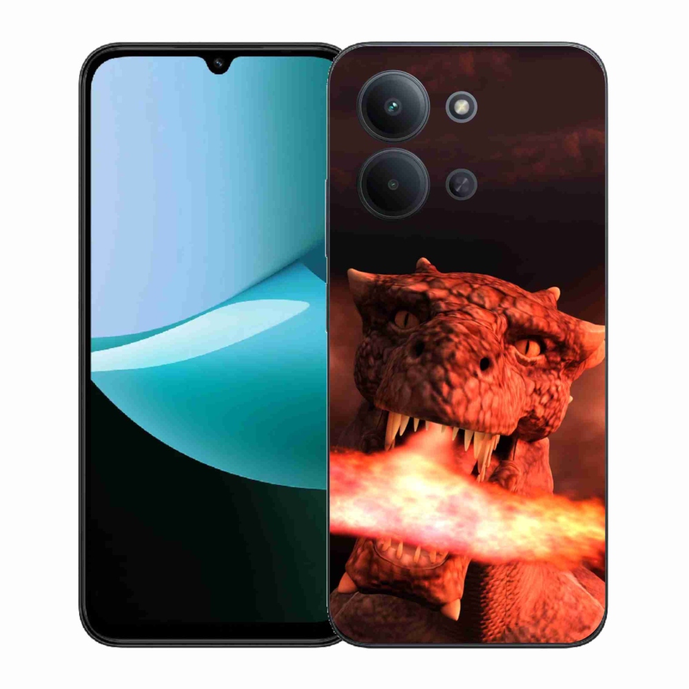 Gél borítás mmCase a Xiaomi Redmi 15C 4G (171mm)/Poco C85 4G (171mm) számára - sárkány