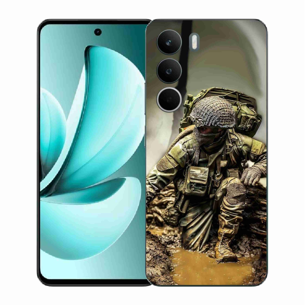 Gél borítás mmCase a Realme C71 készülékhez - katona