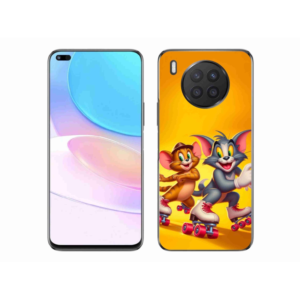 Gél borító mmCase a Huawei Nova 8i készülékhez - tom and jerry