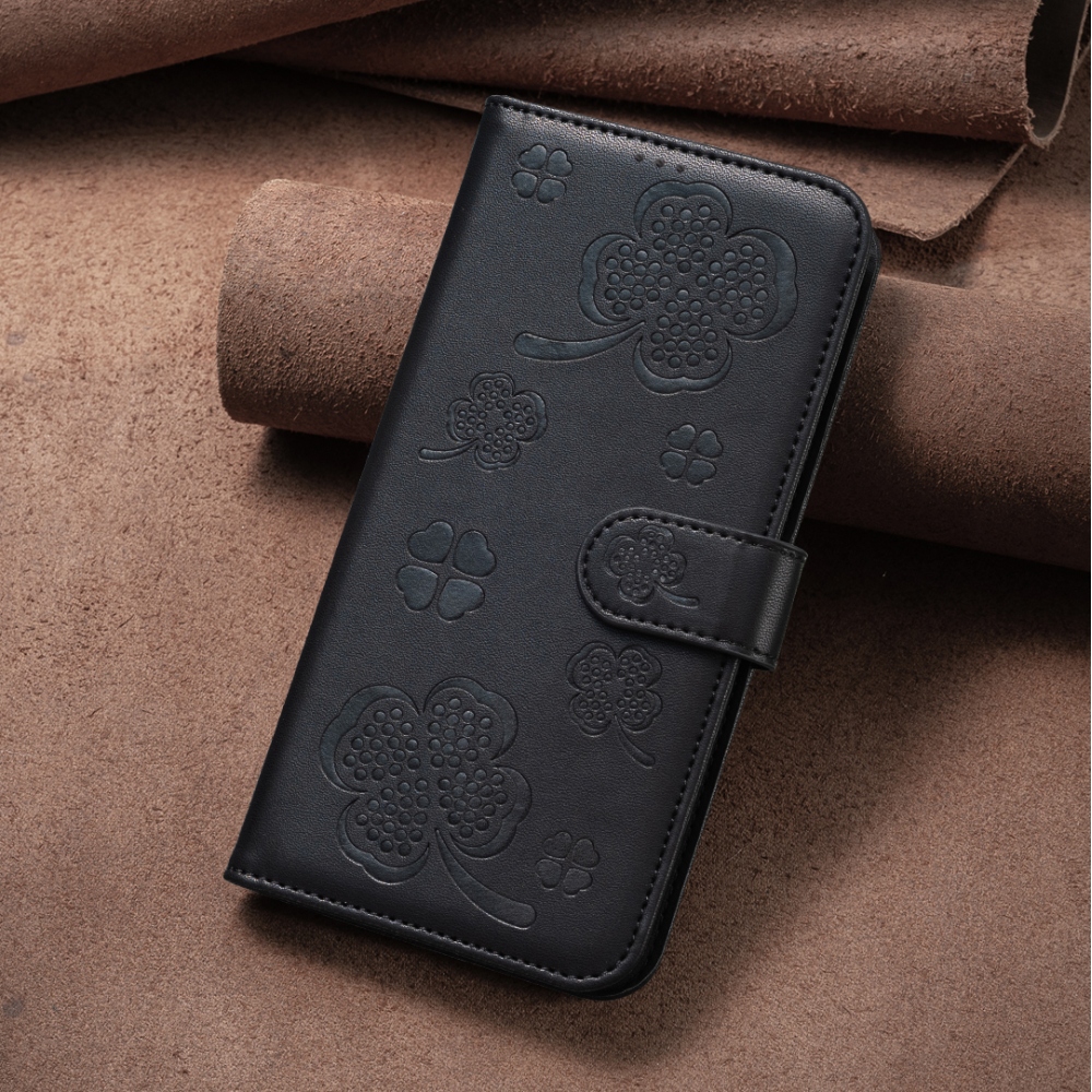 Clover könyvtáska iPhone 17 Air készülékhez - fekete