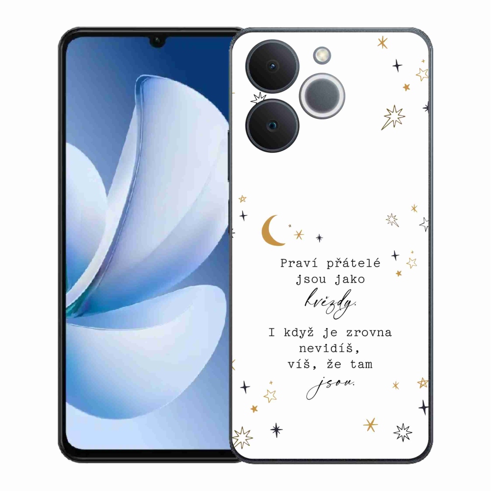 Gél borító mmCase a Realme Note 70T készülékhez - idézem 6 fehér háttér