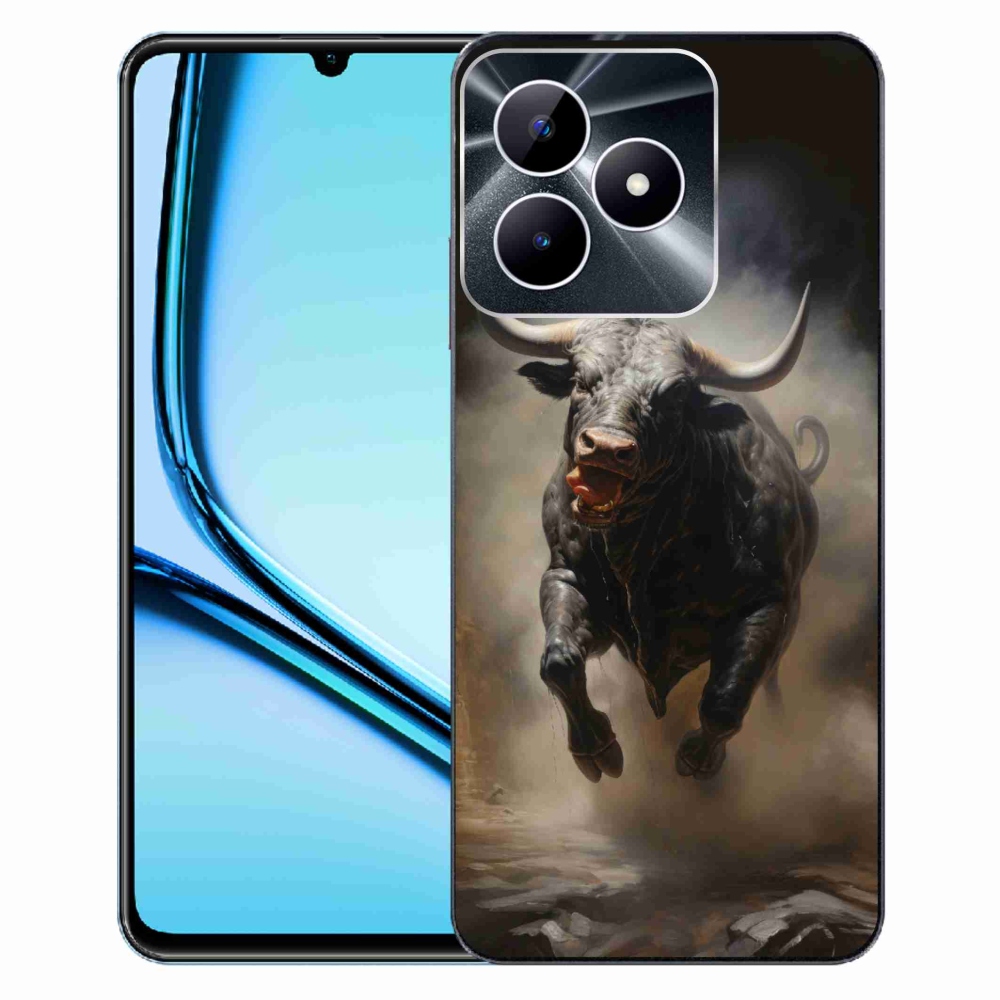Zselés borítás mmCase a Realme Note 50 készülékhez - dühös bika