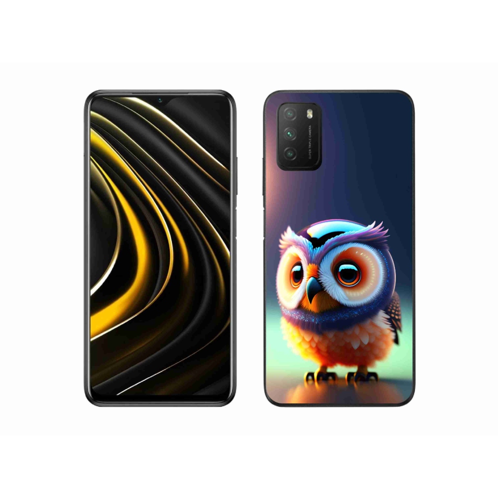 Gél borítás mmCase a Xiaomi Poco M3-hoz - bagoly