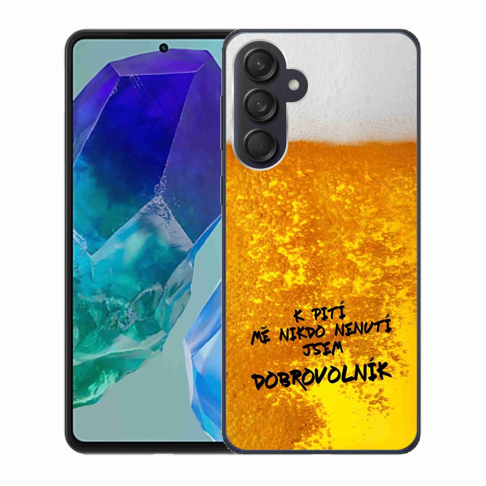 Gél borító mmCase Samsung Galaxy M55 5G - sör motívum 4