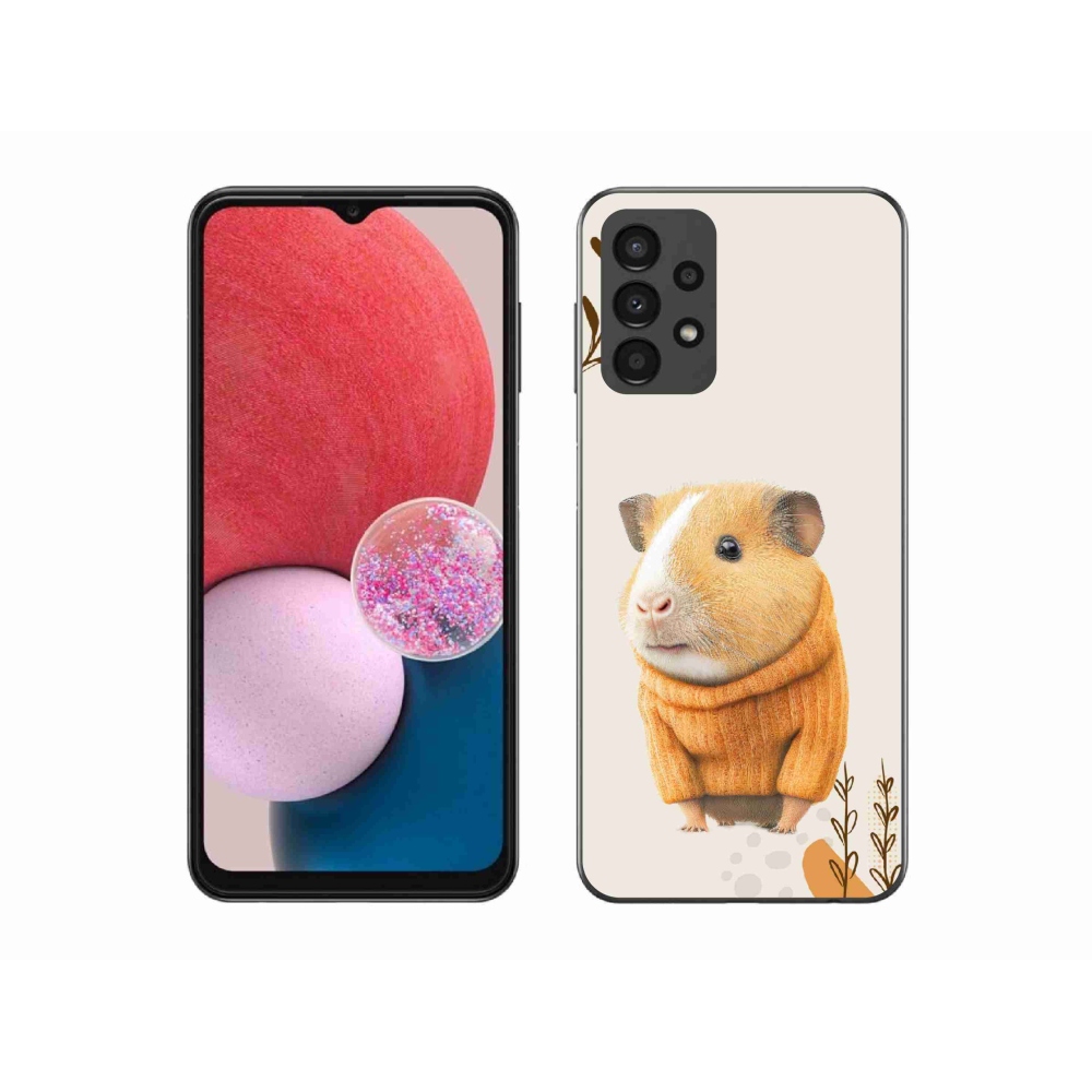 Gél borítás mmCase Samsung Galaxy A13 4G - tengerimalac pulóverben