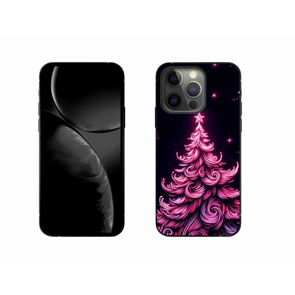 Gél borítás mmCase iPhone 13 Pro 6.1 készülékhez - neon karácsonyfa 2